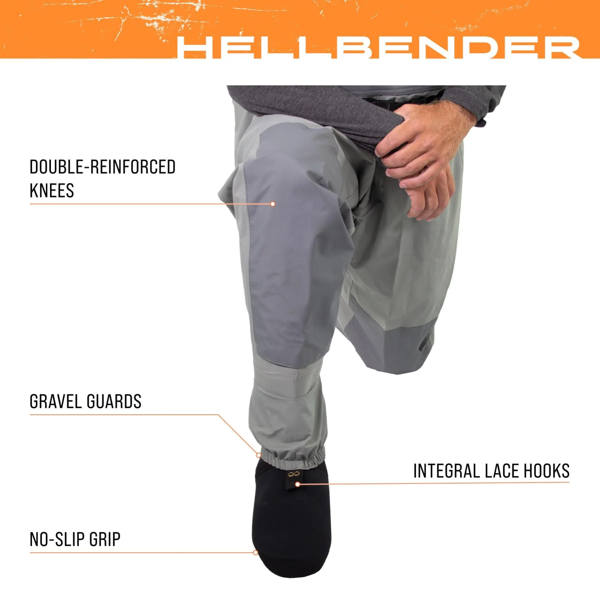 FROGG TOGGS Mens Hellbender Breathable Bootfoot Chest WaderHellbender Bootfoot Chest Wader, Medium - Image 4