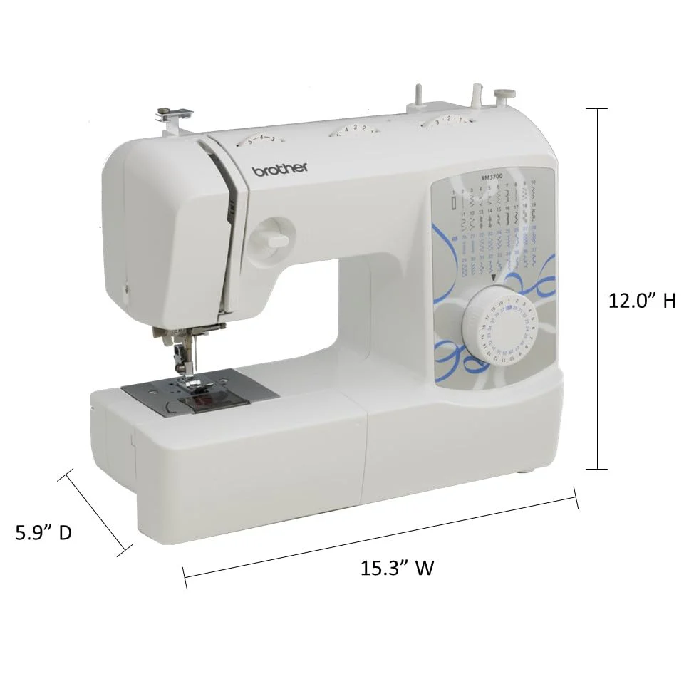 Brother XM3700 Sewing Machine, 37 Built-in Stitches, 5 Included Sewing Feet - Image 9