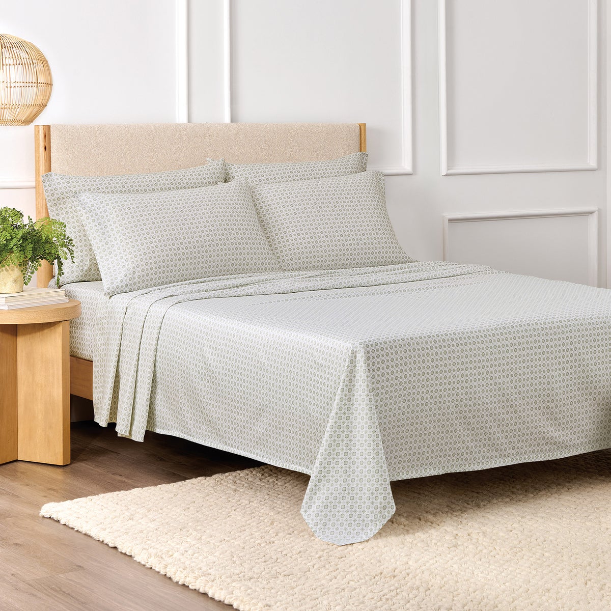 Purely Organic 300 Thread Count 6-piece 100% Turkish Organic Cotton Sheet Set, King