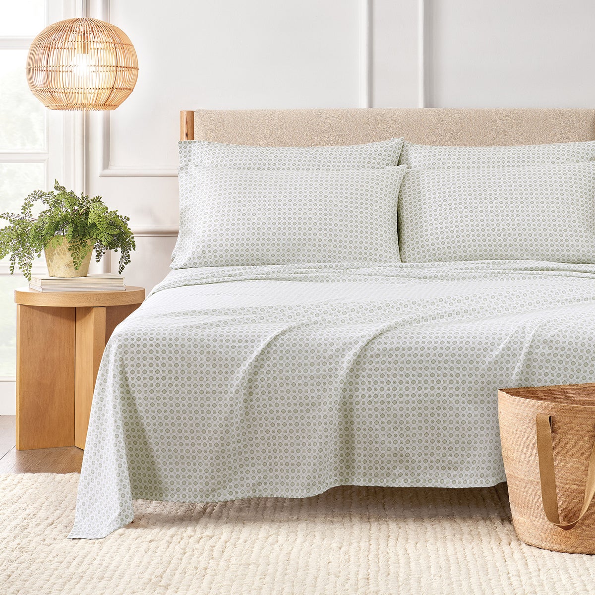 Purely Organic 300 Thread Count 6-piece 100% Turkish Organic Cotton Sheet Set, King - Image 2