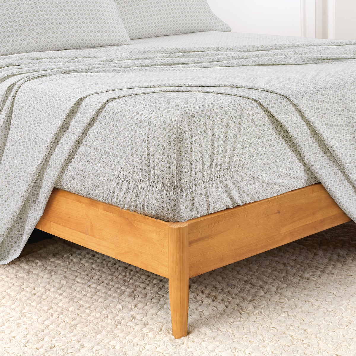 Purely Organic 300 Thread Count 6-piece 100% Turkish Organic Cotton Sheet Set, King - Image 3