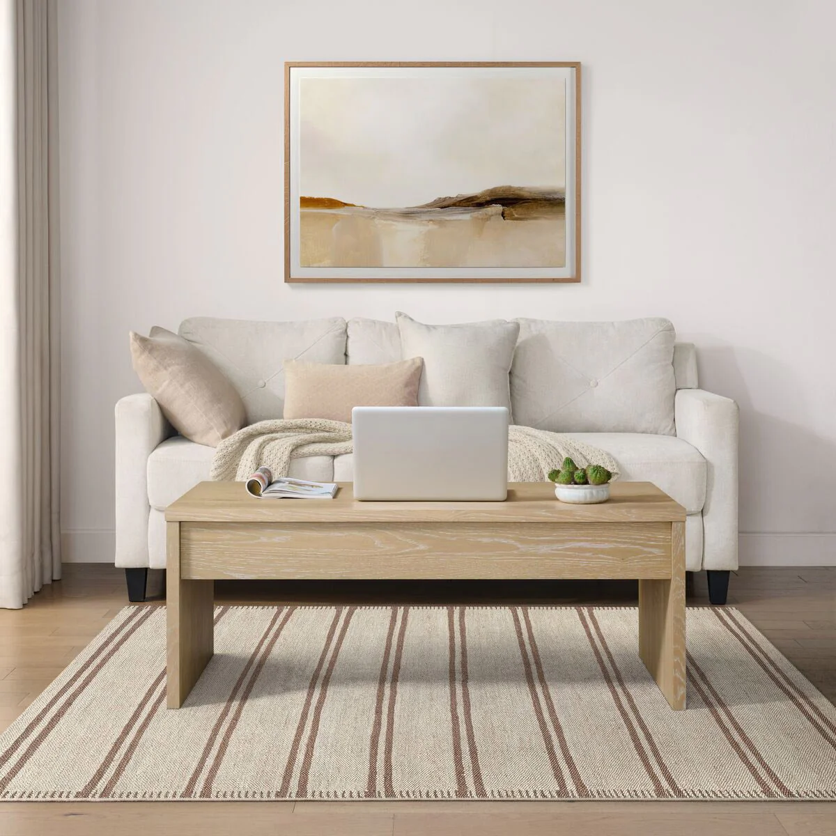 Whitlee Lift-Top Coffee Table, Natural - Image 7