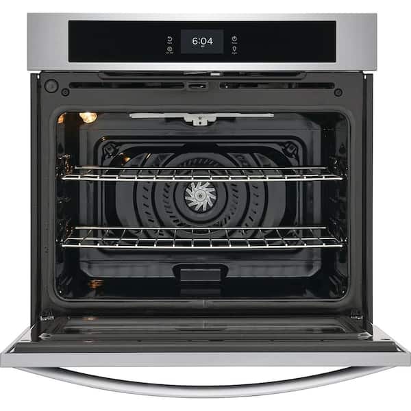 Frigidaire 30 in. Single Electric Built-In Wall Oven with Convection in Stainless Steel FCWS3027AS - Image 4