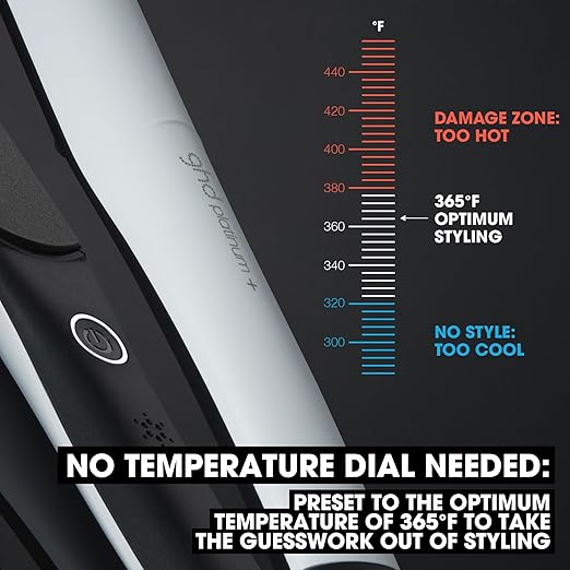 GHD Platinum+ Styler 1" Flat Iron, White - Image 2