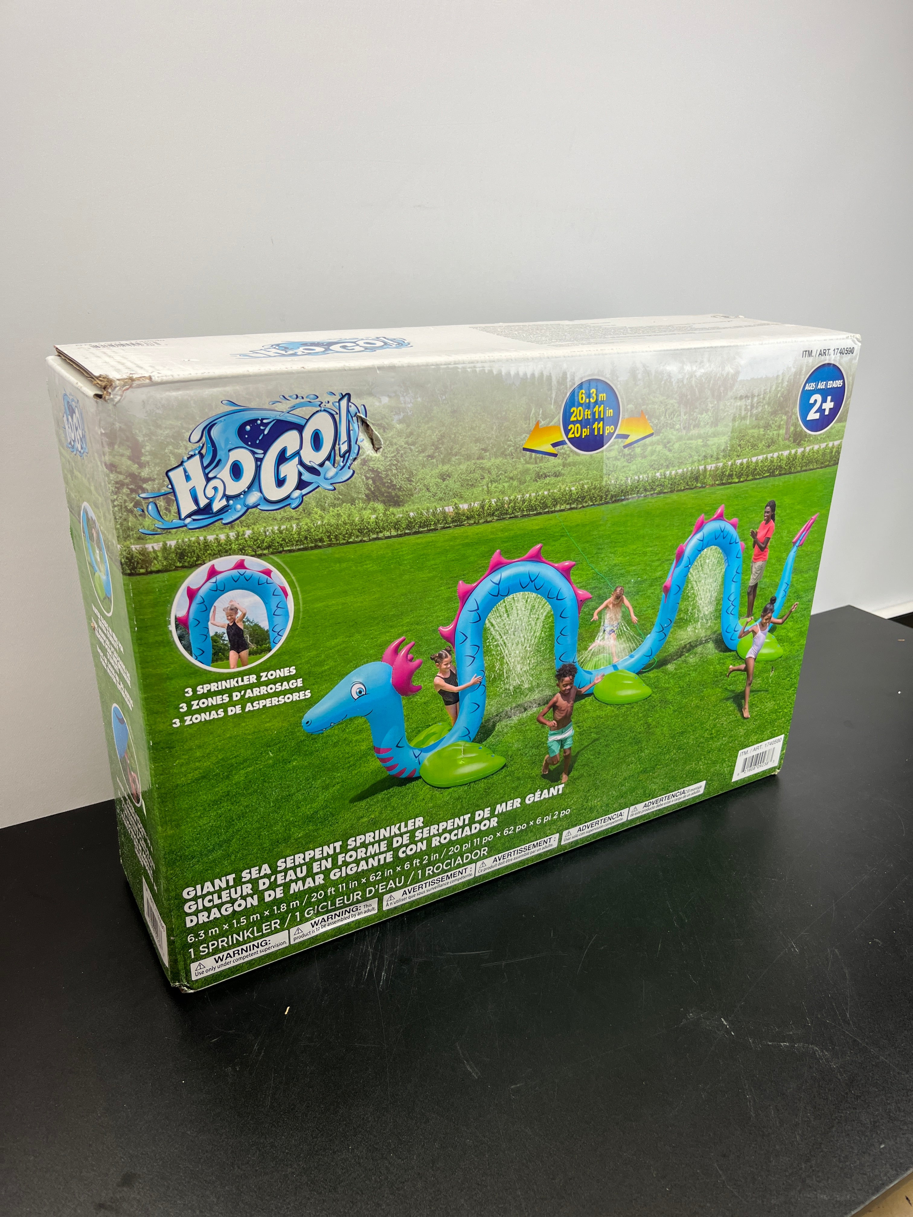 NEW - Giant Sea Serpent Kids Inflatable Sprinkler- Retail $57 - Image 2