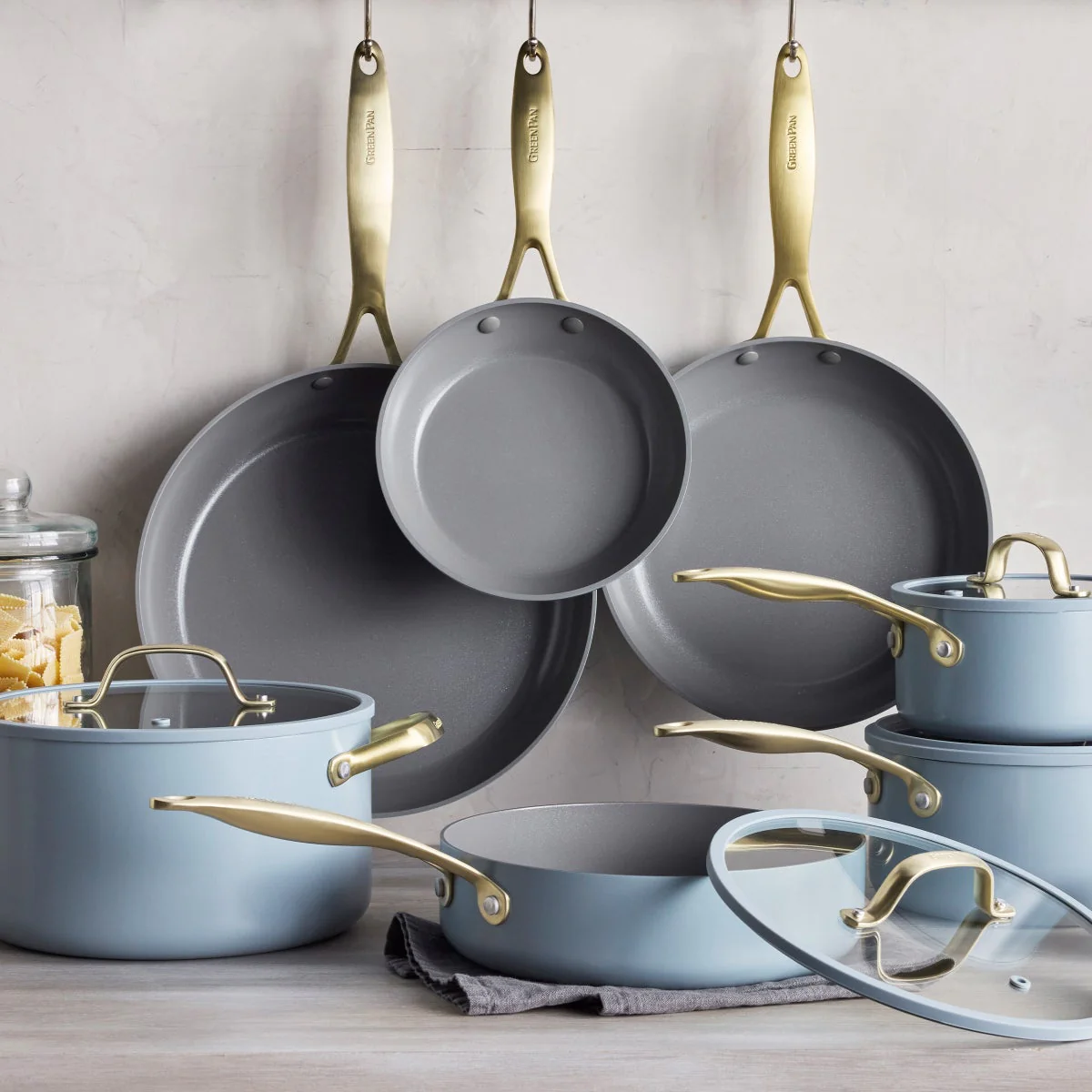 New- GreenPan Jewel Pro 11-piece Cookware Set