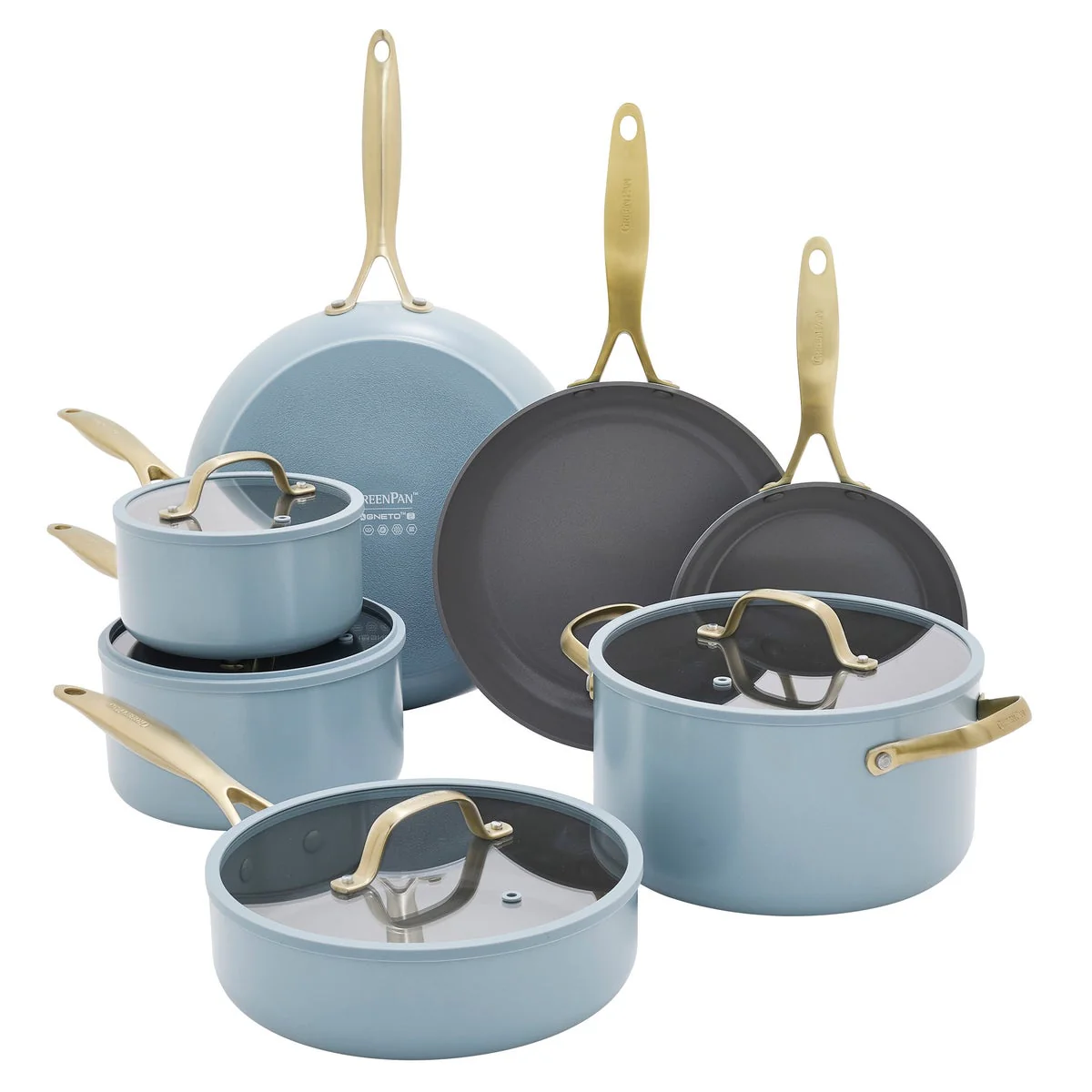 New- GreenPan Jewel Pro 11-piece Cookware Set - Image 2