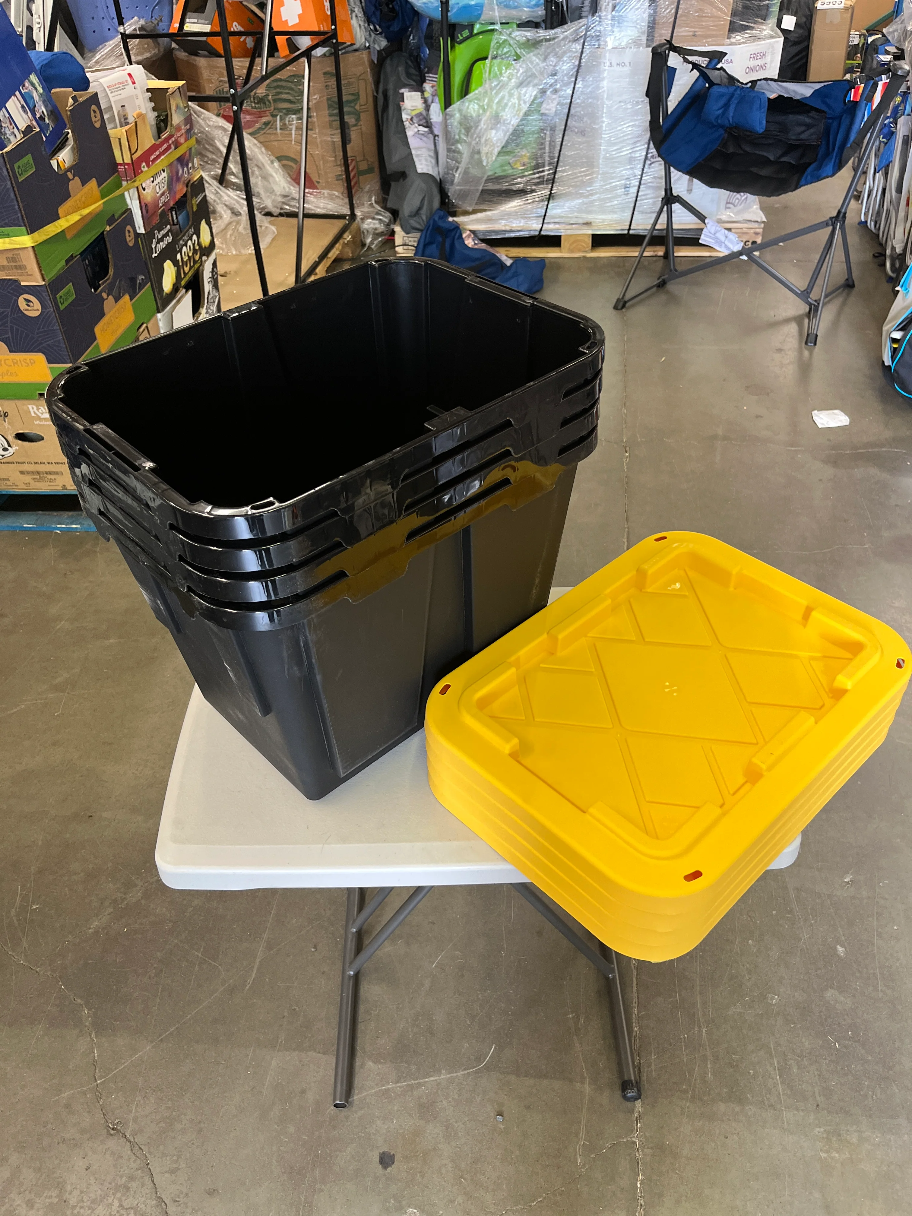 Greenmade 12 Gallon Storage Bin, 4-pack - Image 2