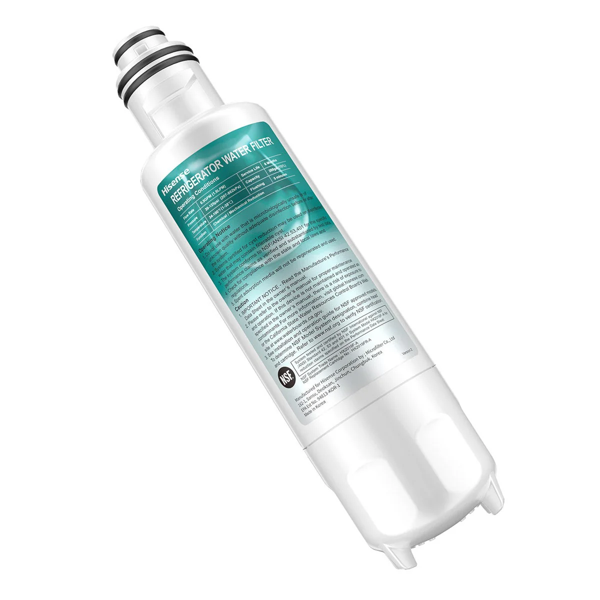 Hisense Refrigerator Water Filter, 2 pack - Image 3