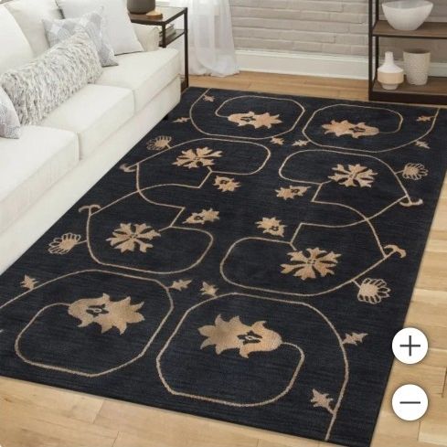 Hudson Living Tahara Area Rug, Charcoal Bisque, Rug Size: 7 ft. by 10 ft. - Image 4