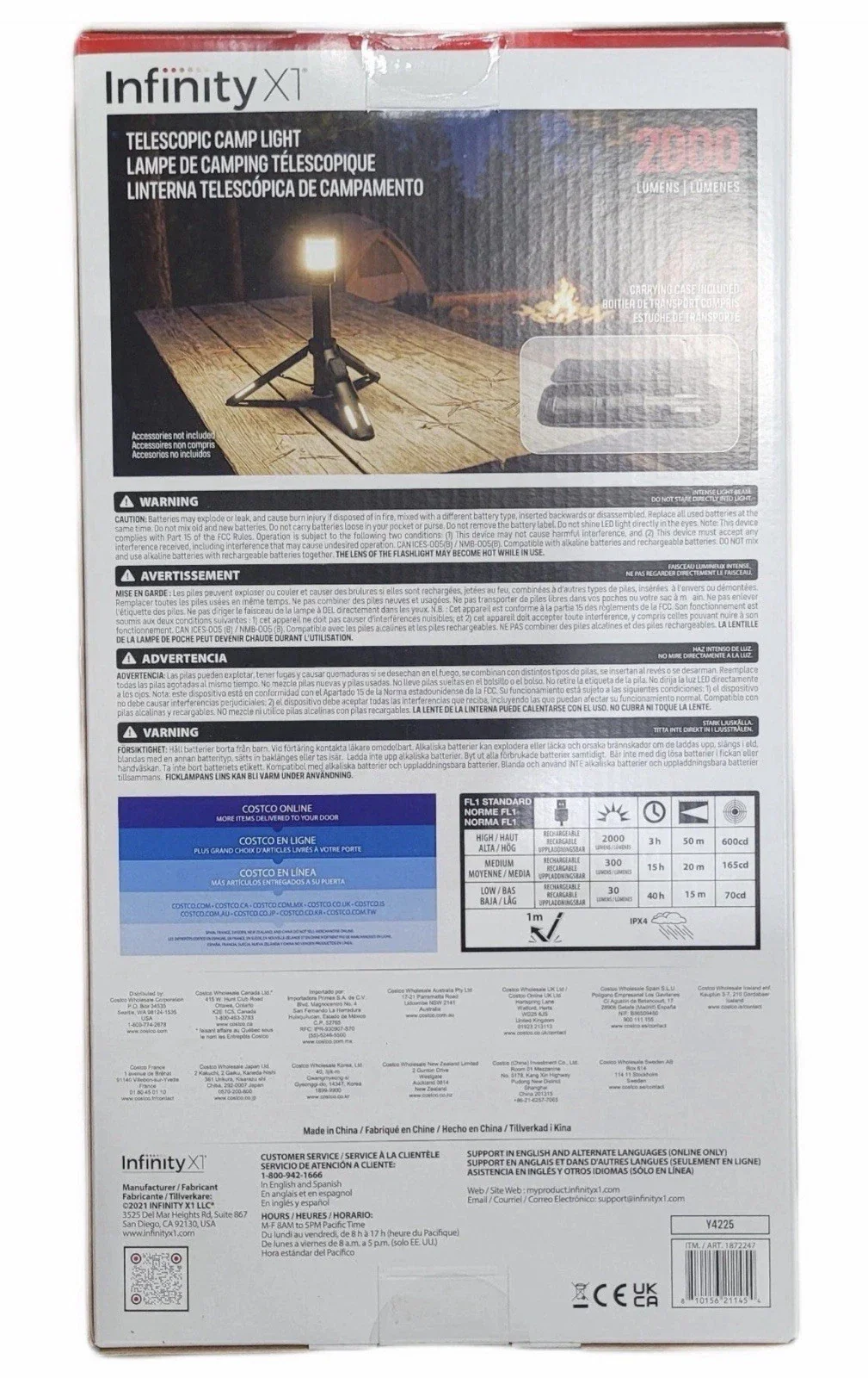 Infinity 2000 Lumen Camp Light - Image 4