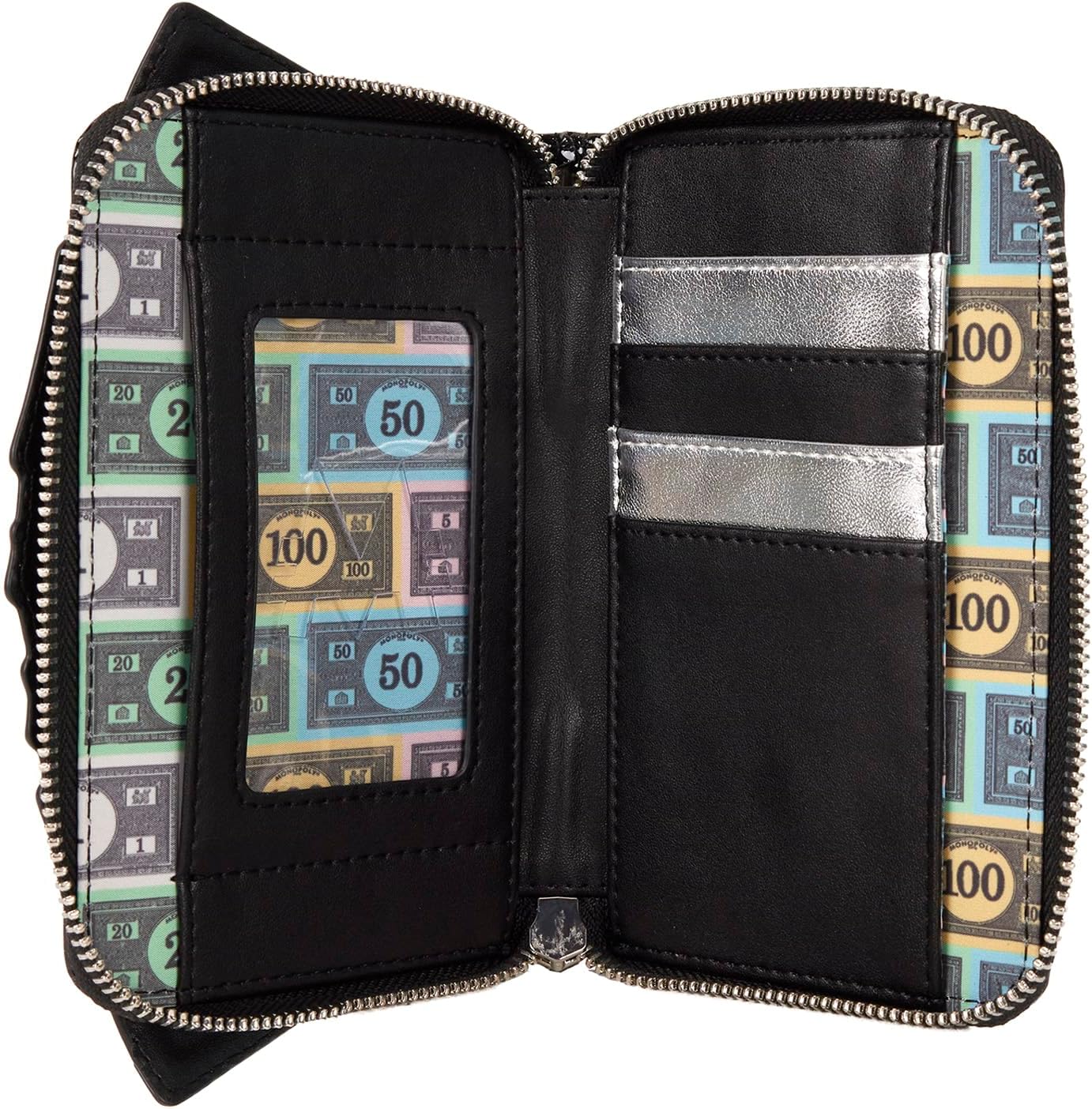 Loungefly Hasbro Monopoly Money Zip Around Wallet - Image 6