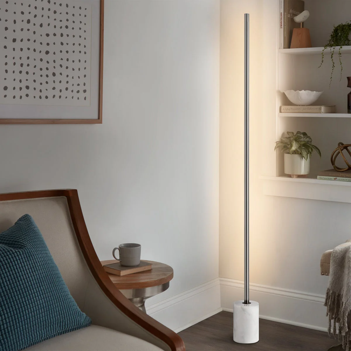 Stellar Marble Base LED Floor Lamp - Image 7