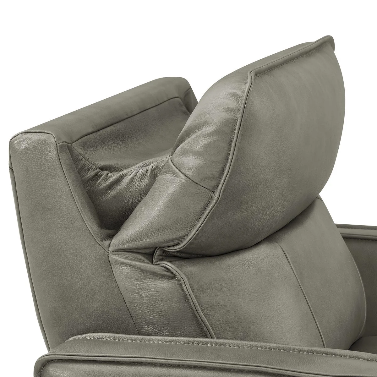 Henredon Keira Leather Zero Gravity Recliner - Image 5