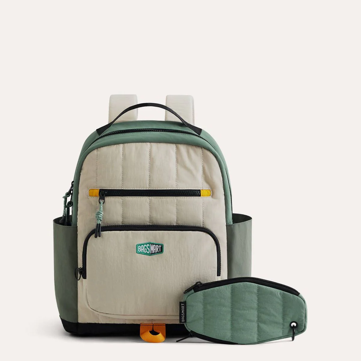 Bagsmart Kids' 14L Walker Featherlight Color Block Kids Backpack with Pencil Case - Celadon - Image 3