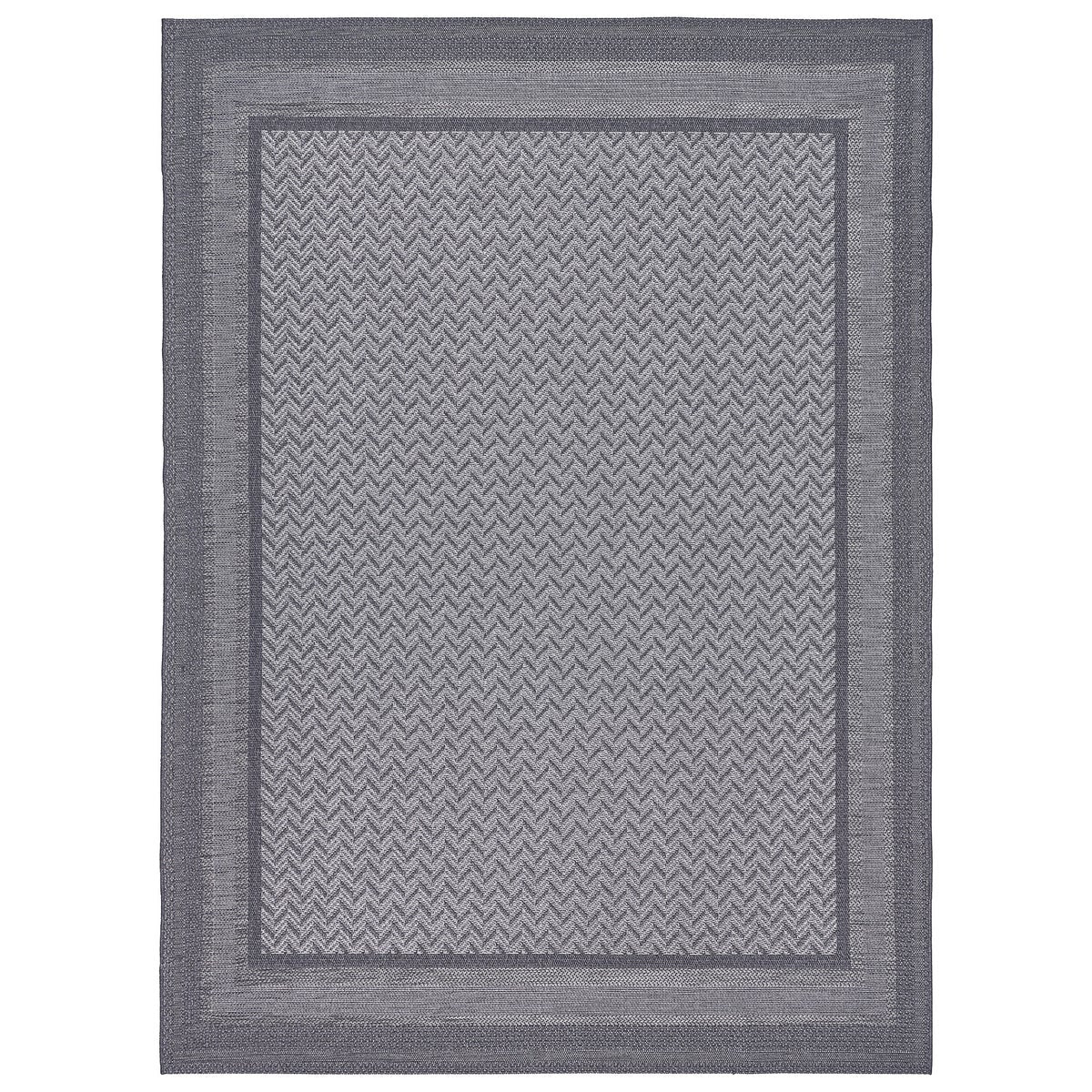 Laguna Indoor/Outdoor Area Rug, Daria Silver Iron, 5' x 7' - Image 5