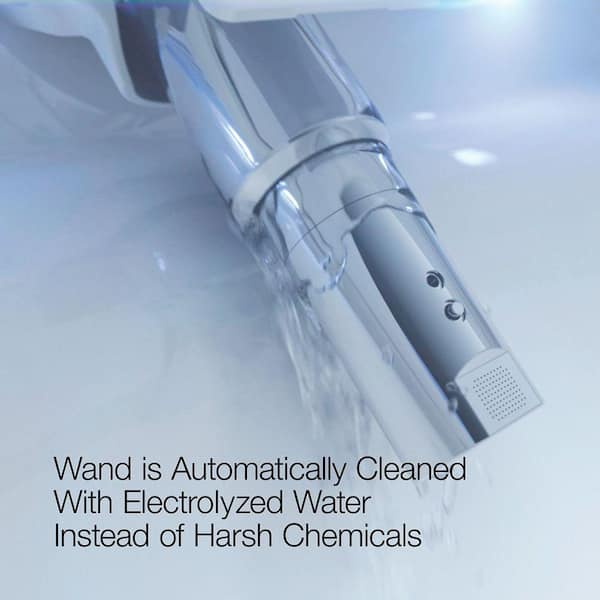 NEW - KOHLER Pure Wash E880 Electric Bidet Seat for Round Toilets with Remote Control in White - Image 4