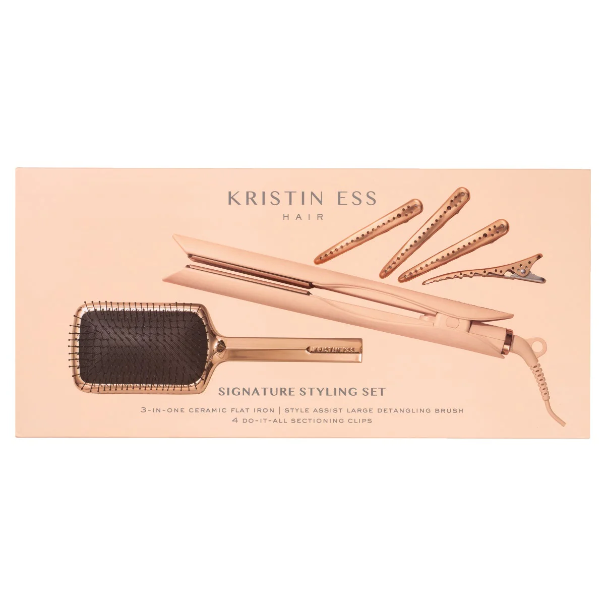 Kristin Ess Hair Signature Styling Set 3-in-1 Ceramic Flat Iron - Image 4