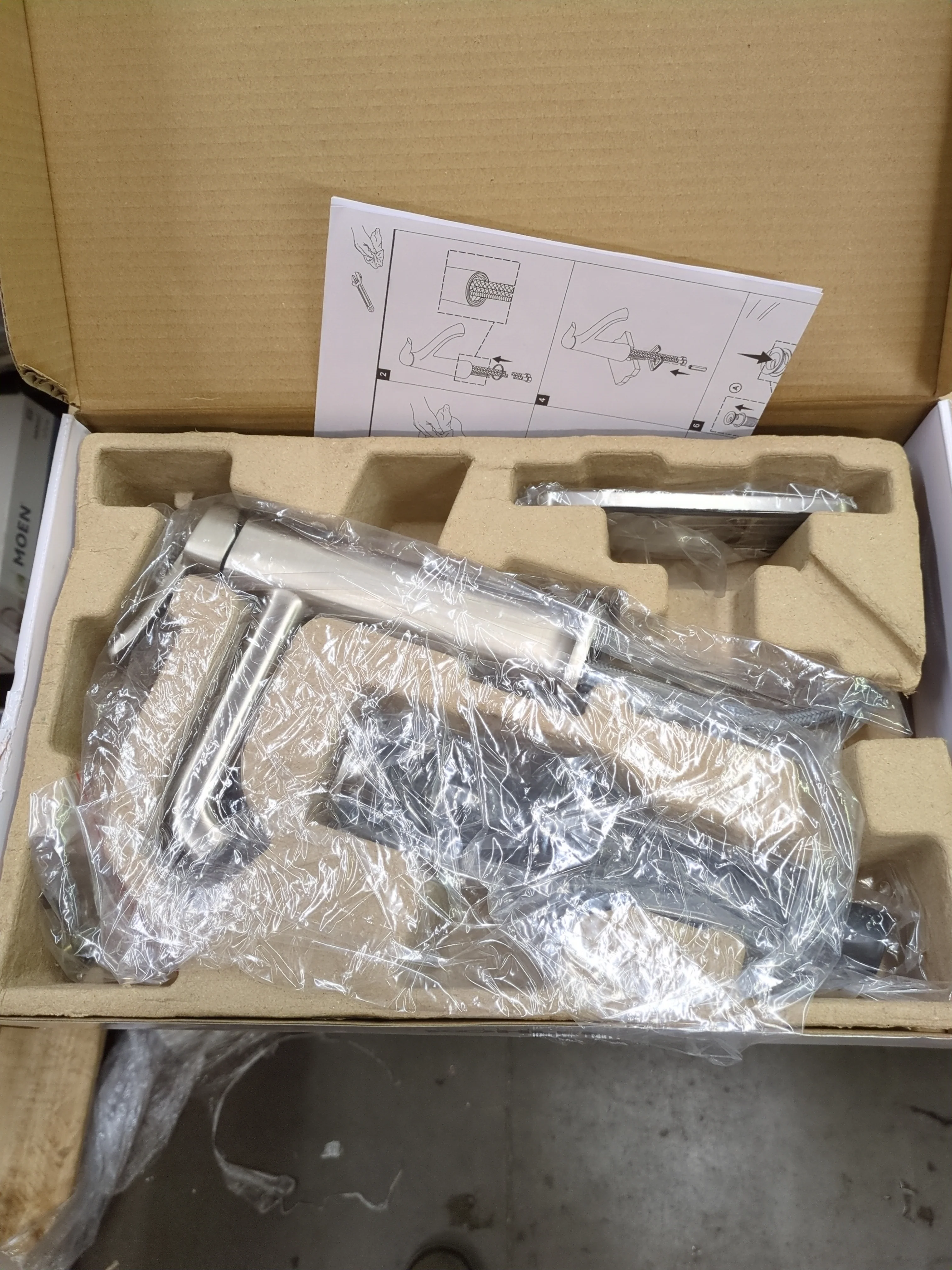 NEW - Kohler Cordate, Brushed Nickel Single-handle Bathroom Faucet - Image 4