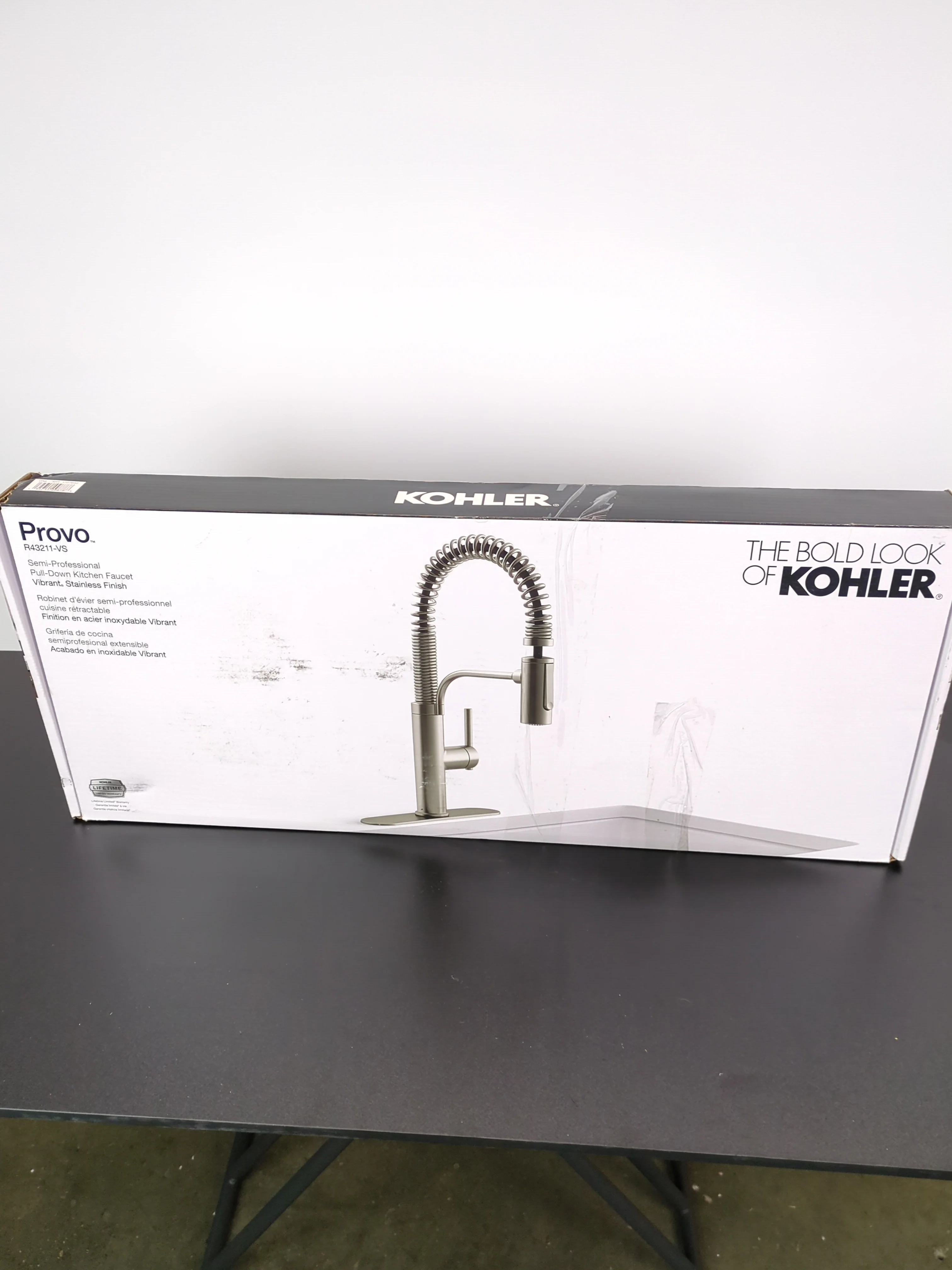 Kohler Provo Stainless Steel Semi-Pro Kitchen Faucet - Image 6