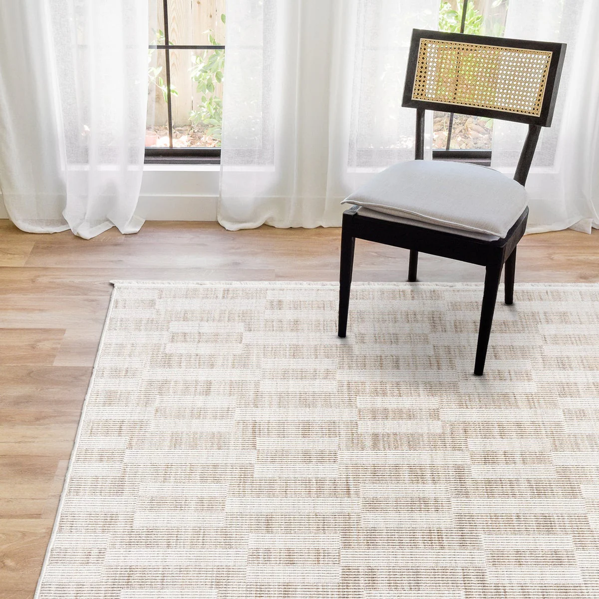 Serenity Area Rug Collection, Jolie Beige Cream 7'10” x 9'10” - Image 2