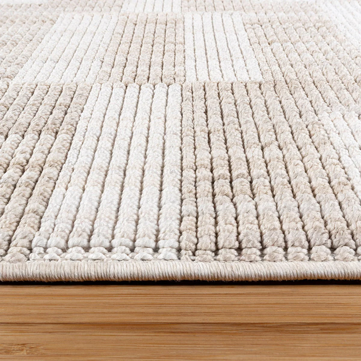 Serenity Area Rug Collection, Jolie Beige Cream 7'10” x 9'10” - Image 3