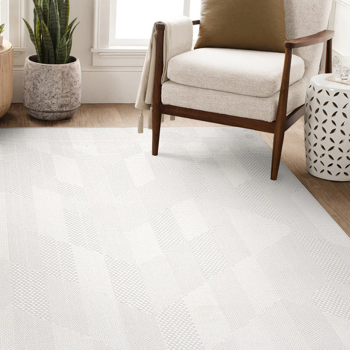 Helios Area Rug Collection, Emile Cream, 7 ft. 10 in. x 10 ft. - Image 2
