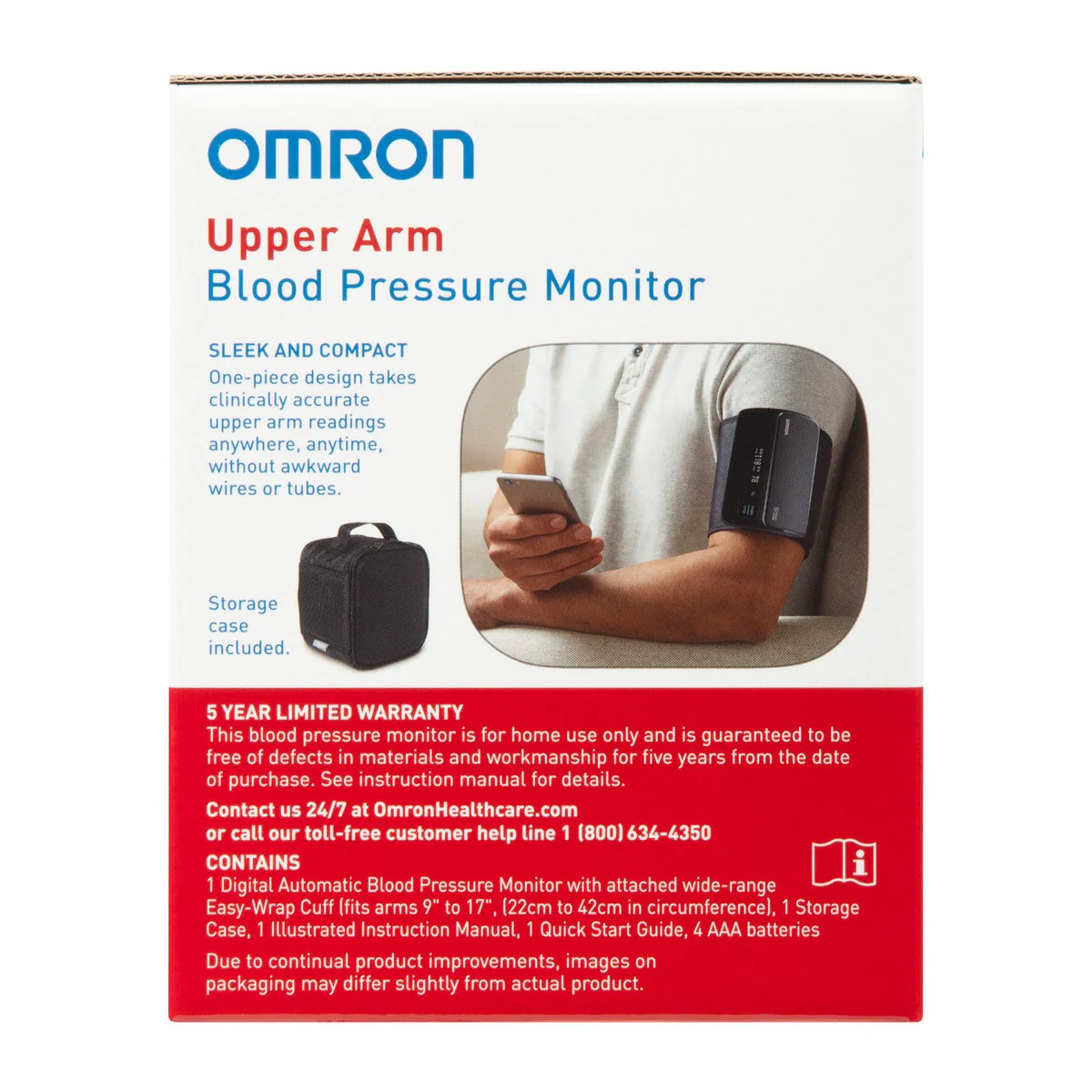 Omron Evolv Blood Pressure Monitor with Storage Case - Image 4