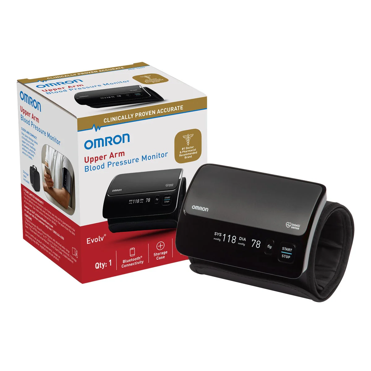 Omron Evolv Blood Pressure Monitor with Storage Case - Image 5