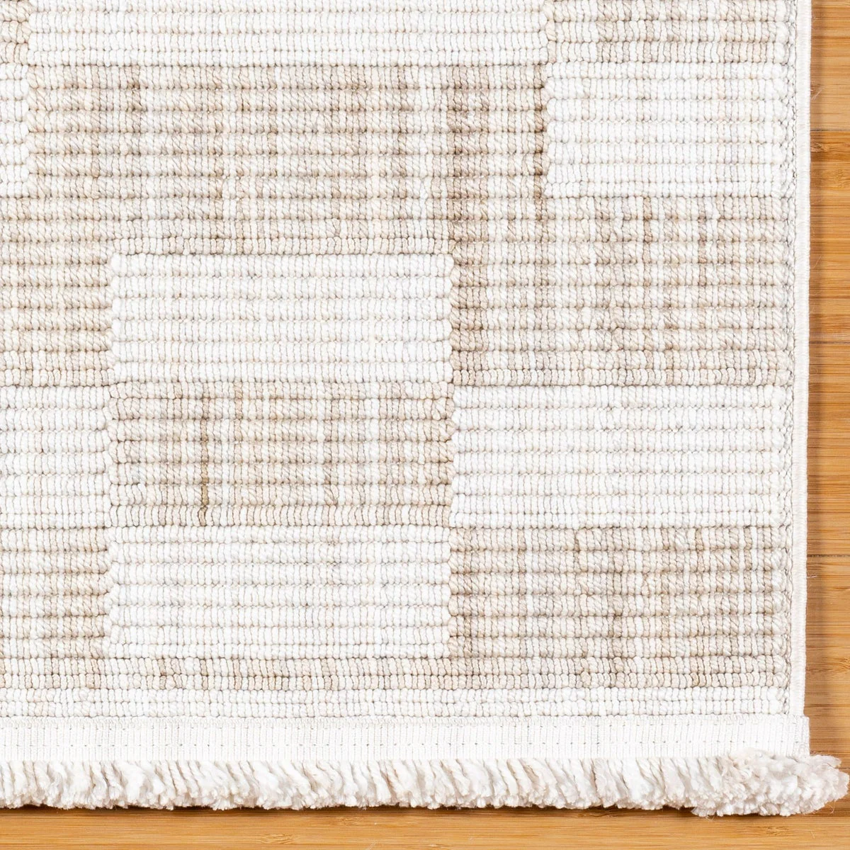 Serenity Area Rug Collection, Jolie Beige Cream,  7 ft. 10 in. x 10 ft - Image 4