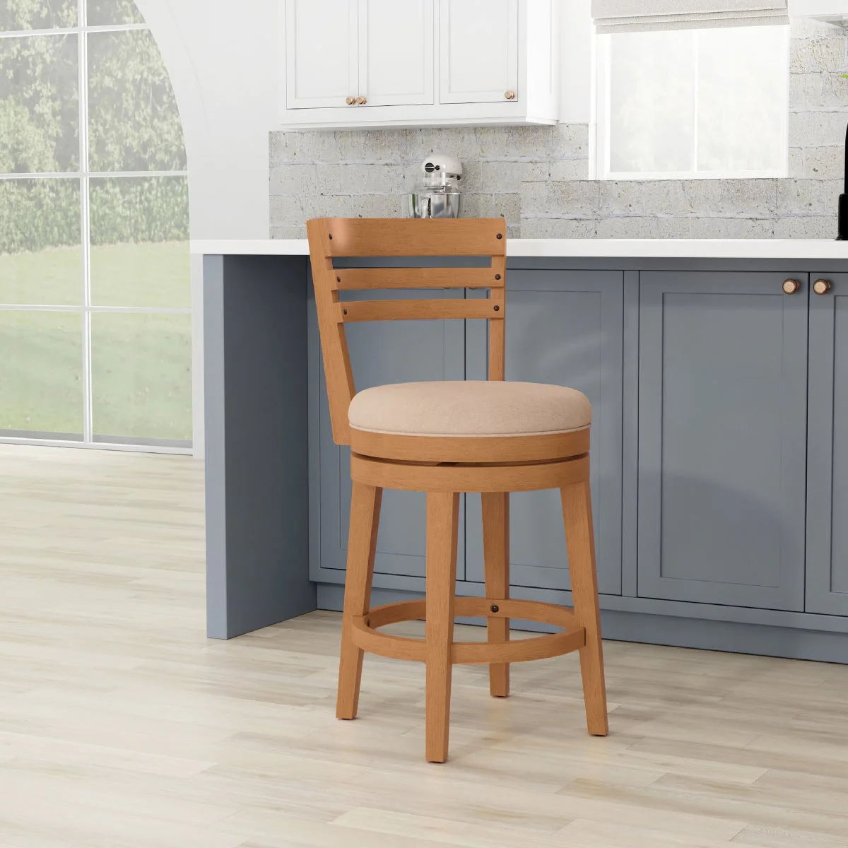 Lemon Grove Counter Height Swivel Stool - Image 4