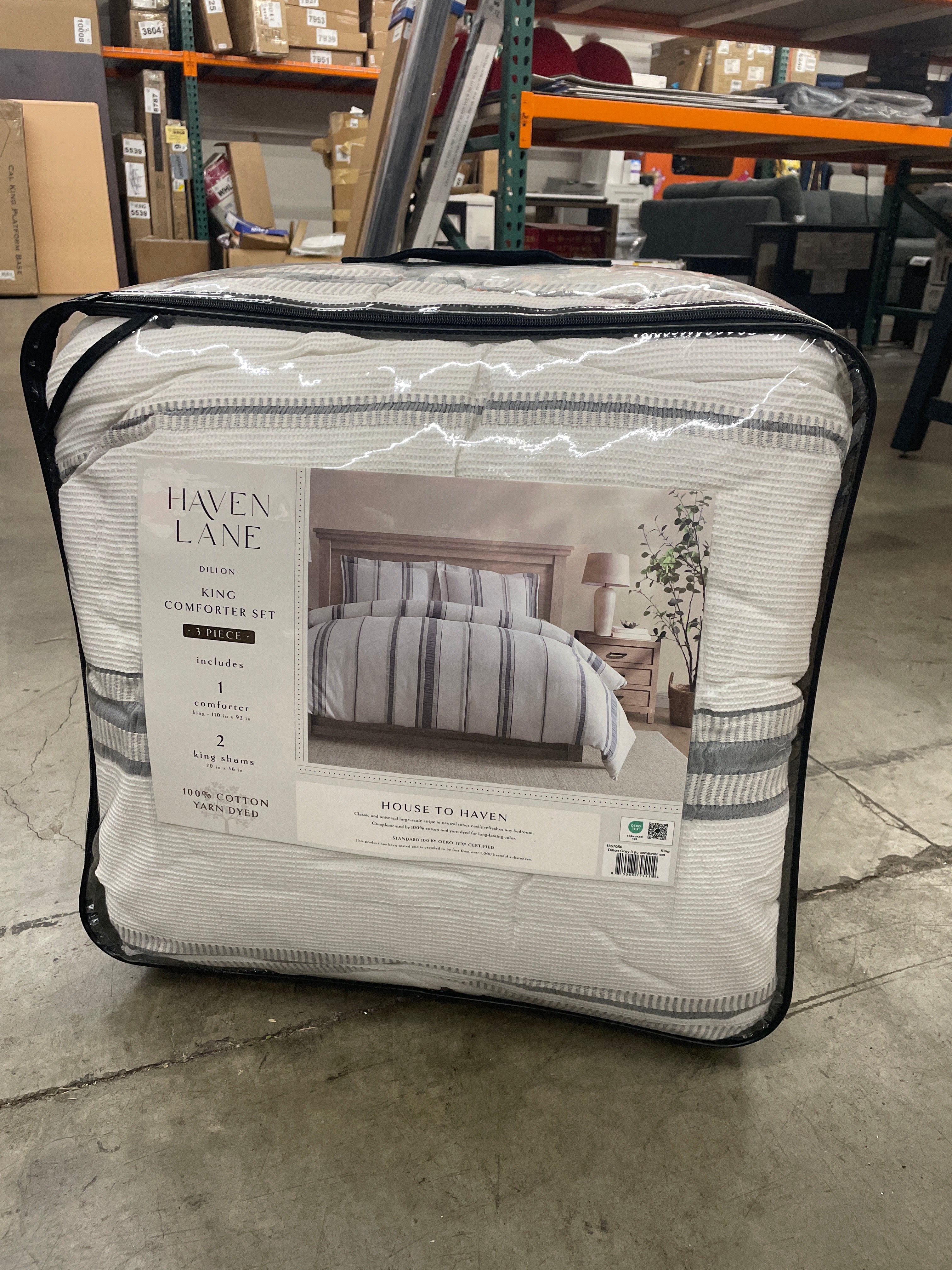 Haven Lane Dillon 3-piece Comforter Set - Retail $120 - Image 4