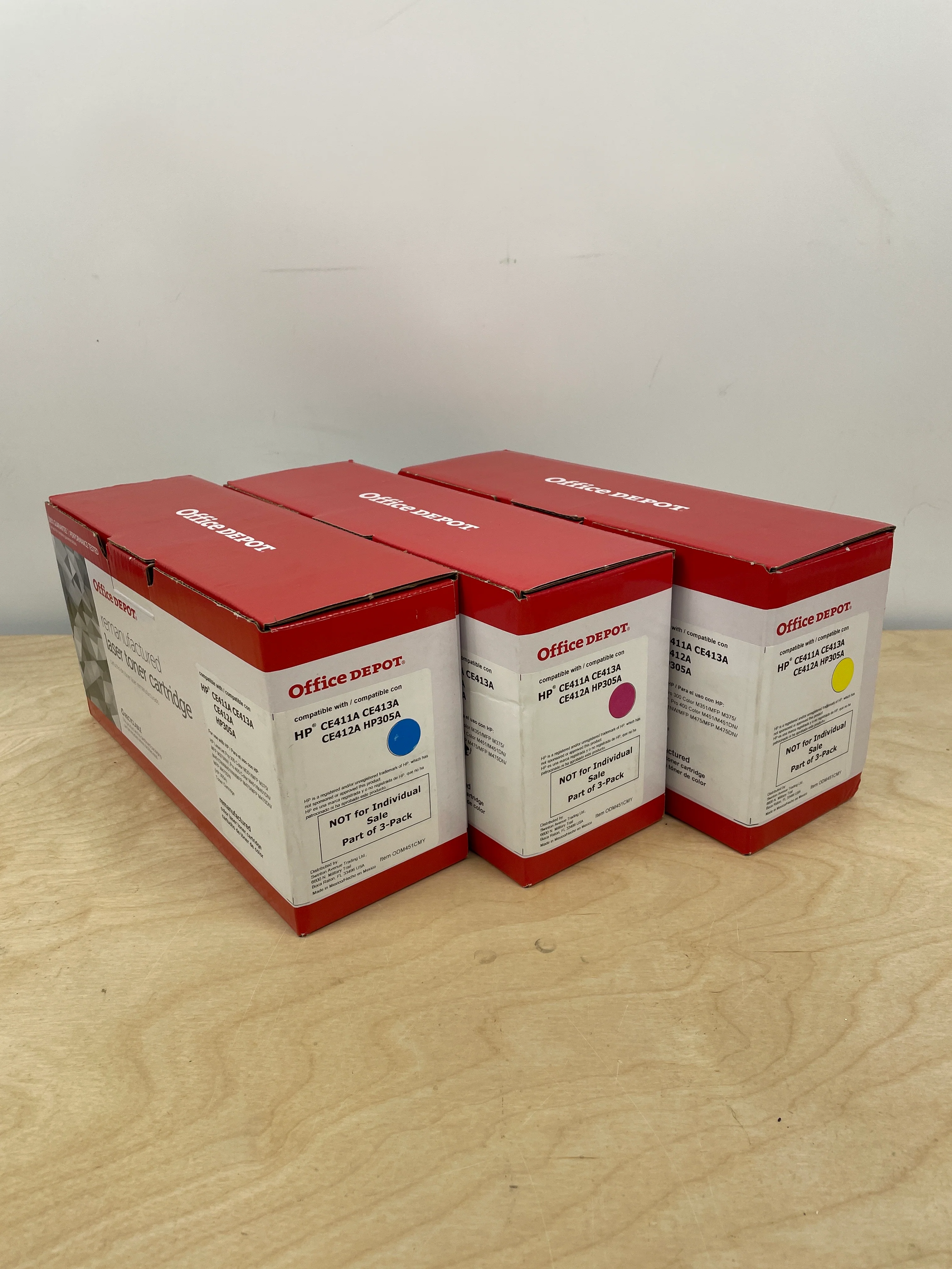 HP Laser Toner Cartridge - 3 Pack Color - Image 3