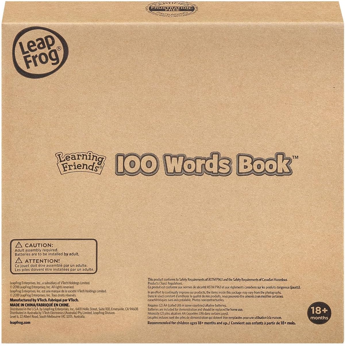 LeapFrog Learning Friends 100 Words Book (Frustration Free Packaging), Green - Image 8