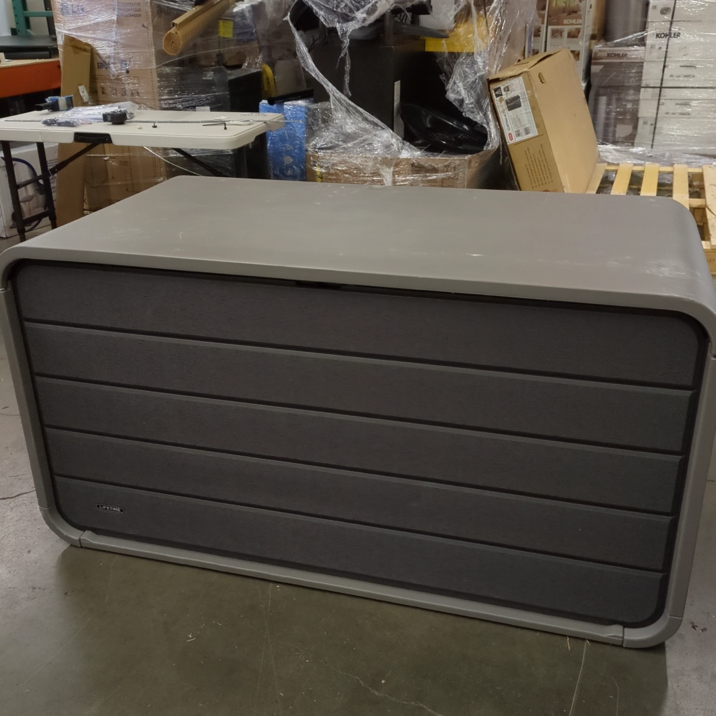 Lifetime 165 Gallon Modern Deck Box - Retail $229 - Image 3