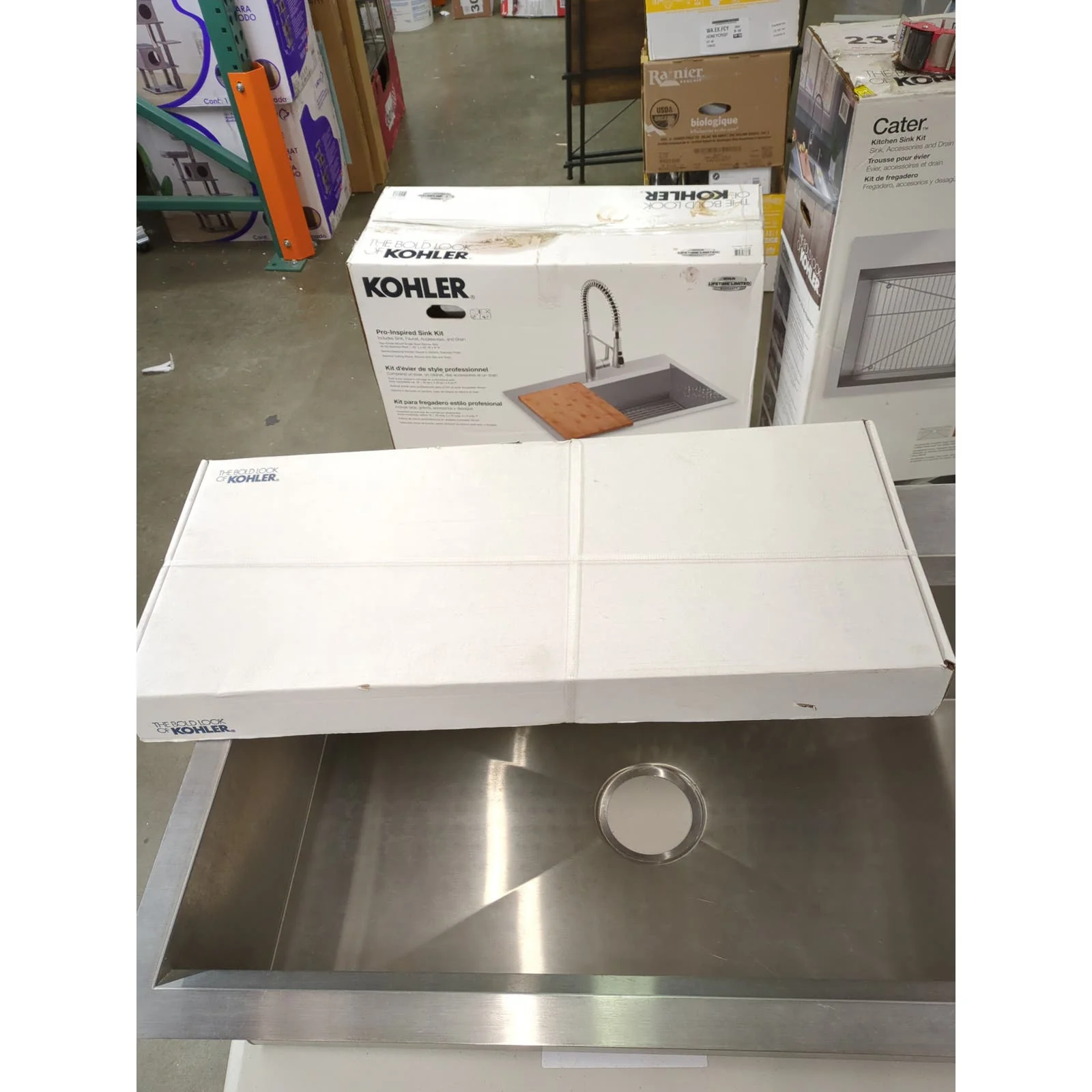 Lightly Used - Costco - Kohler Pro-Inspired Kitchen Sink Kit - Retail $359 - Image 7