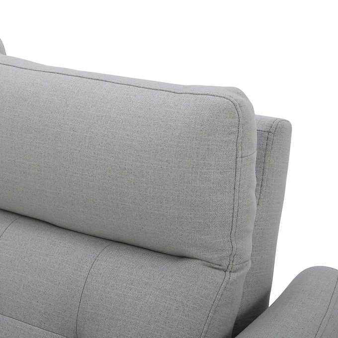 Like NEW - Costco - Alpendale Fabric Power Reclining Sofa with Power Headrests - Retail $1199 - Image 4