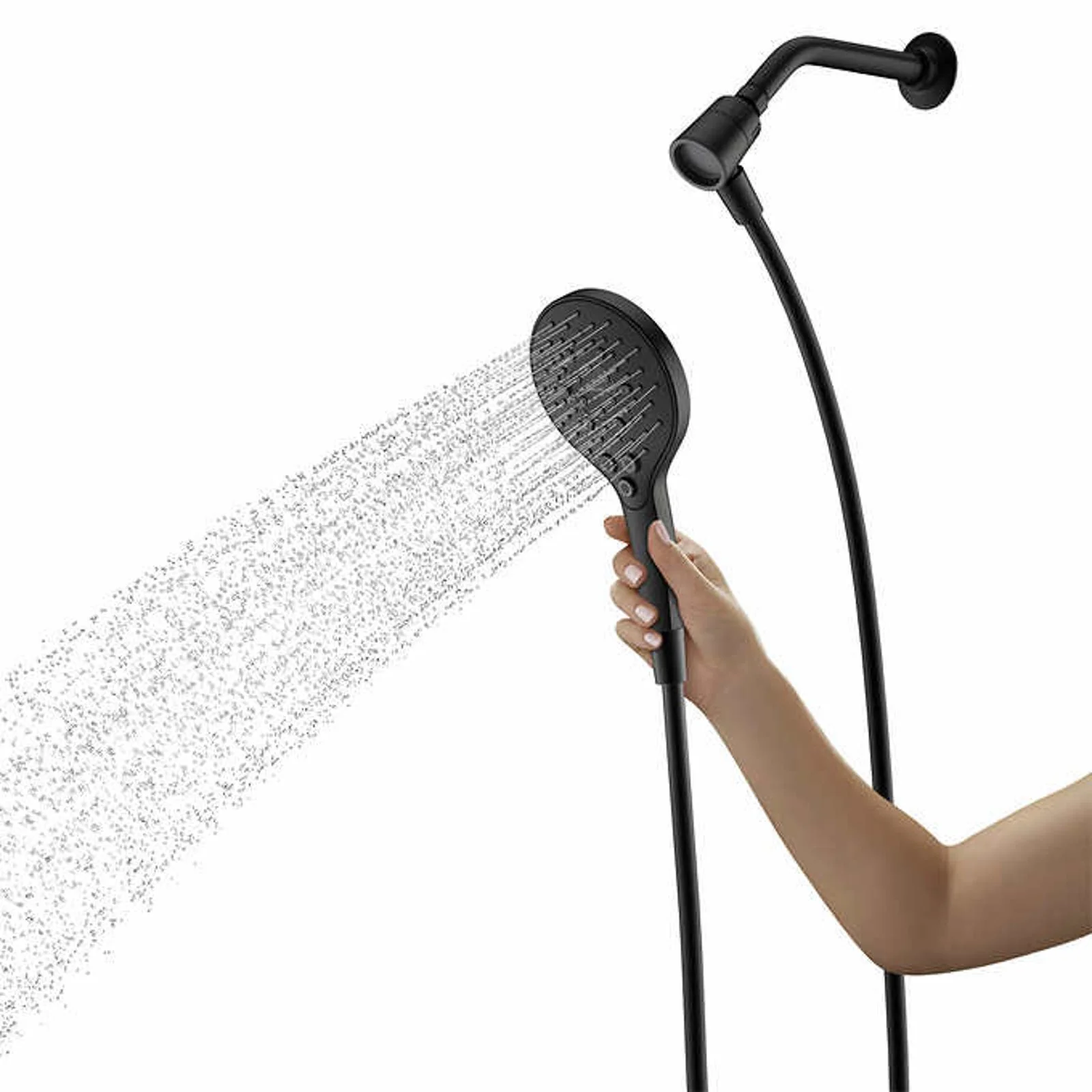 Like NEW - Costco - Kohler Prosecco BLACK Multifunction Handheld Shower Head - Retail $59 - Image 3