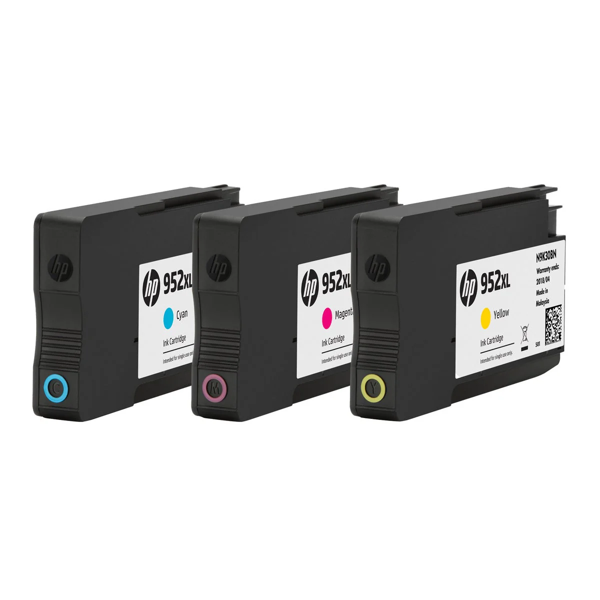 HP 952XL High Yield Ink Cartridge, Tri-Color Pack - Image 2