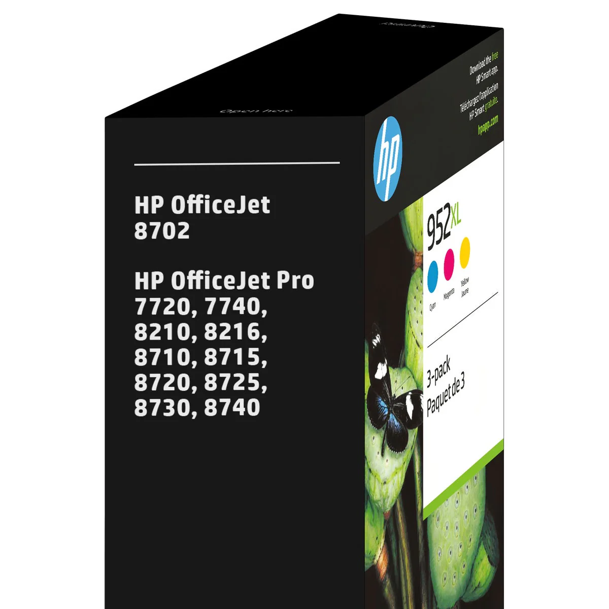 HP 952XL High Yield Ink Cartridge, Tri-Color Pack - Image 3