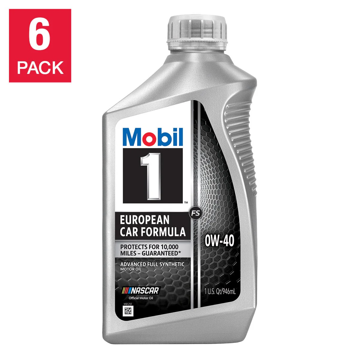 Mobil 1 0W-40 Full Synthetic Motor Oil, 1-Quart, 6-pack - Image 2