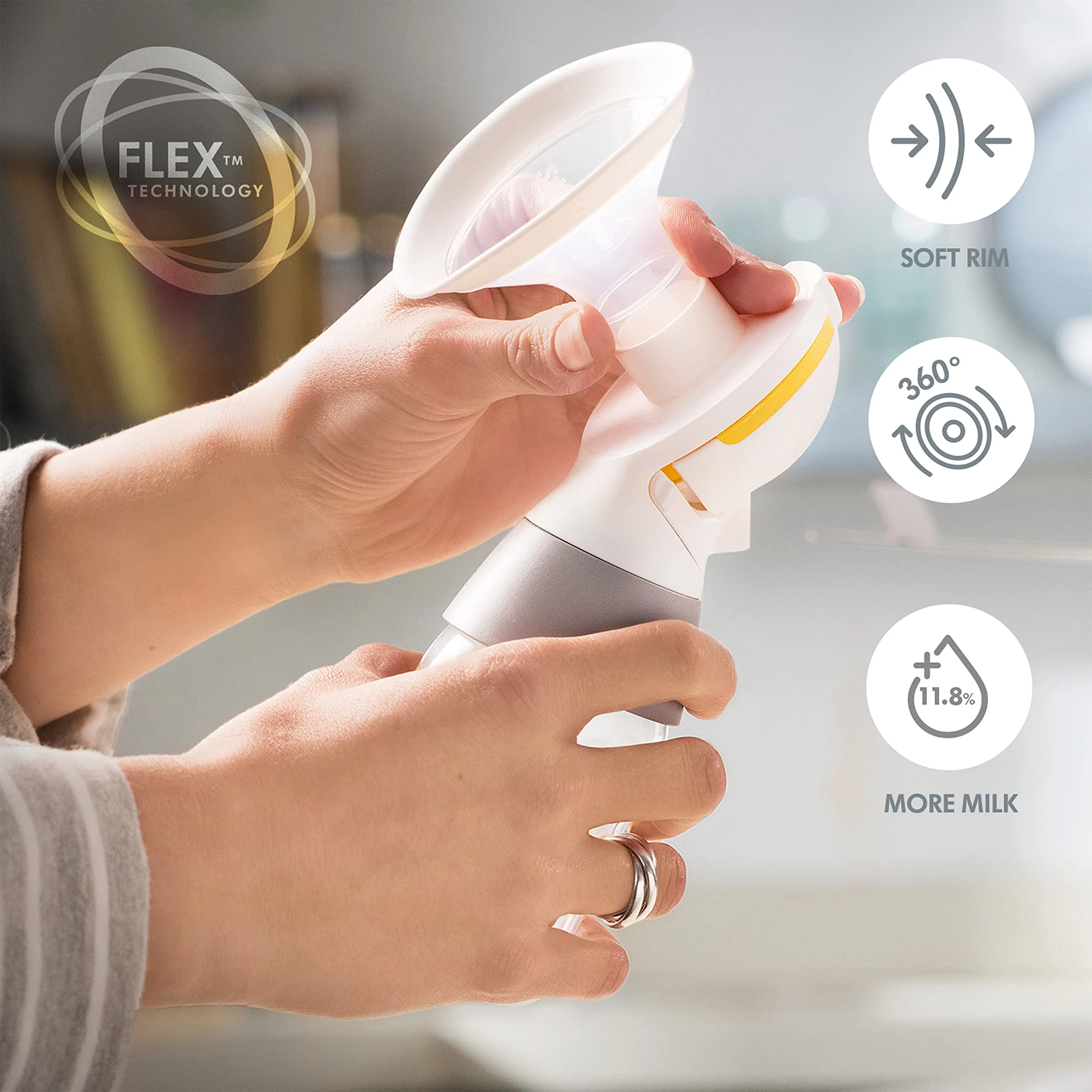 Medela Breast Pump | Swing Maxi Double Electric | Portable Breast Pump | USB-C Rechargeable | Bluetooth | Closed System - Image 4