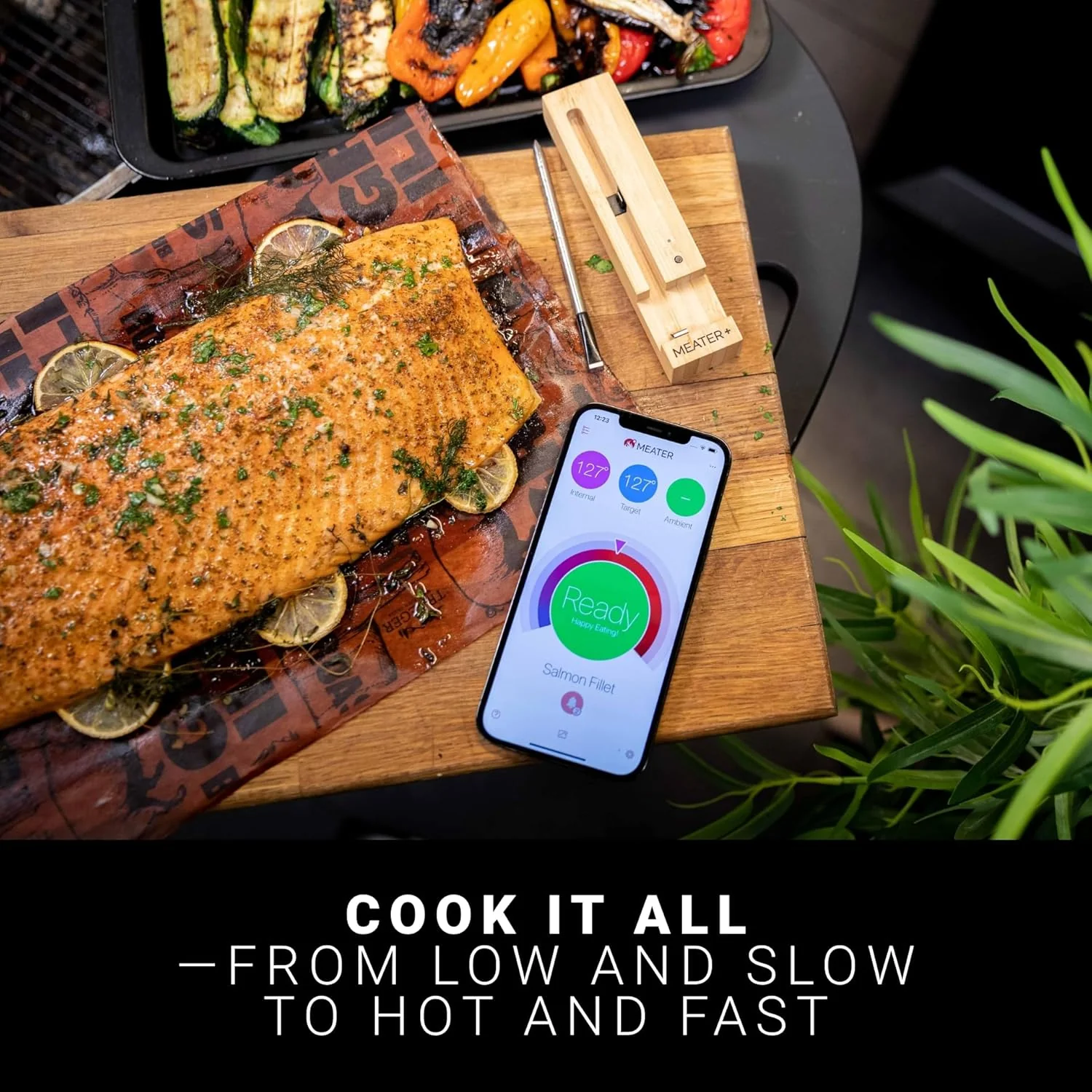 NEW - MEATER Plus: Smart Bluetooth Wireless Meat Thermometer Digital | BBQ, Grill, Oven, Smoker, Air Fryer, Kitchen | Perfect for Steak, Chicken, Turkey, and More | Delicous Recipes in App - Image 5