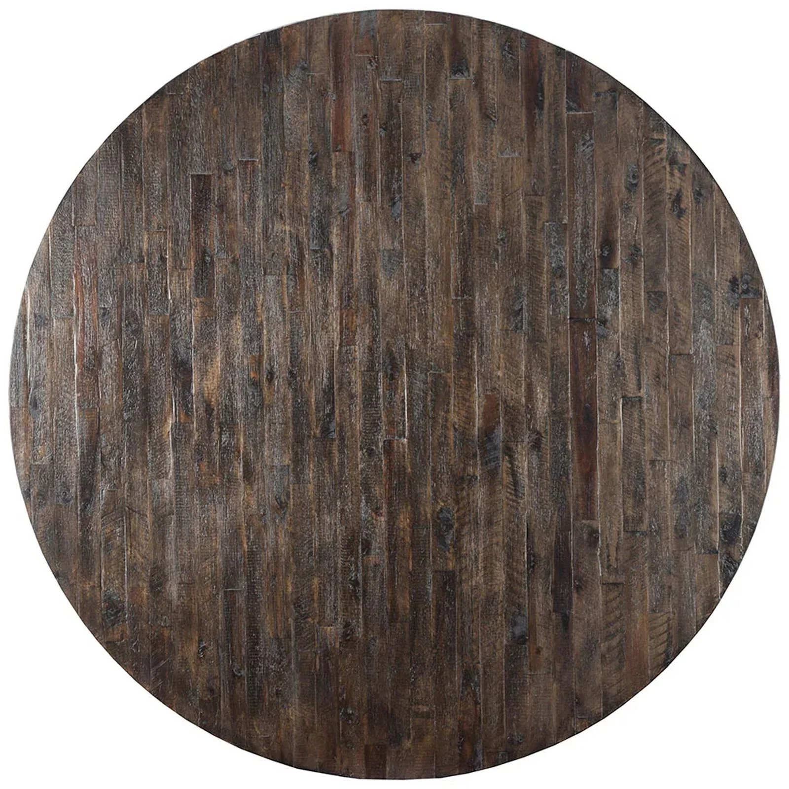 Newberry Round Dining Table, Salvaged Grey - Image 2