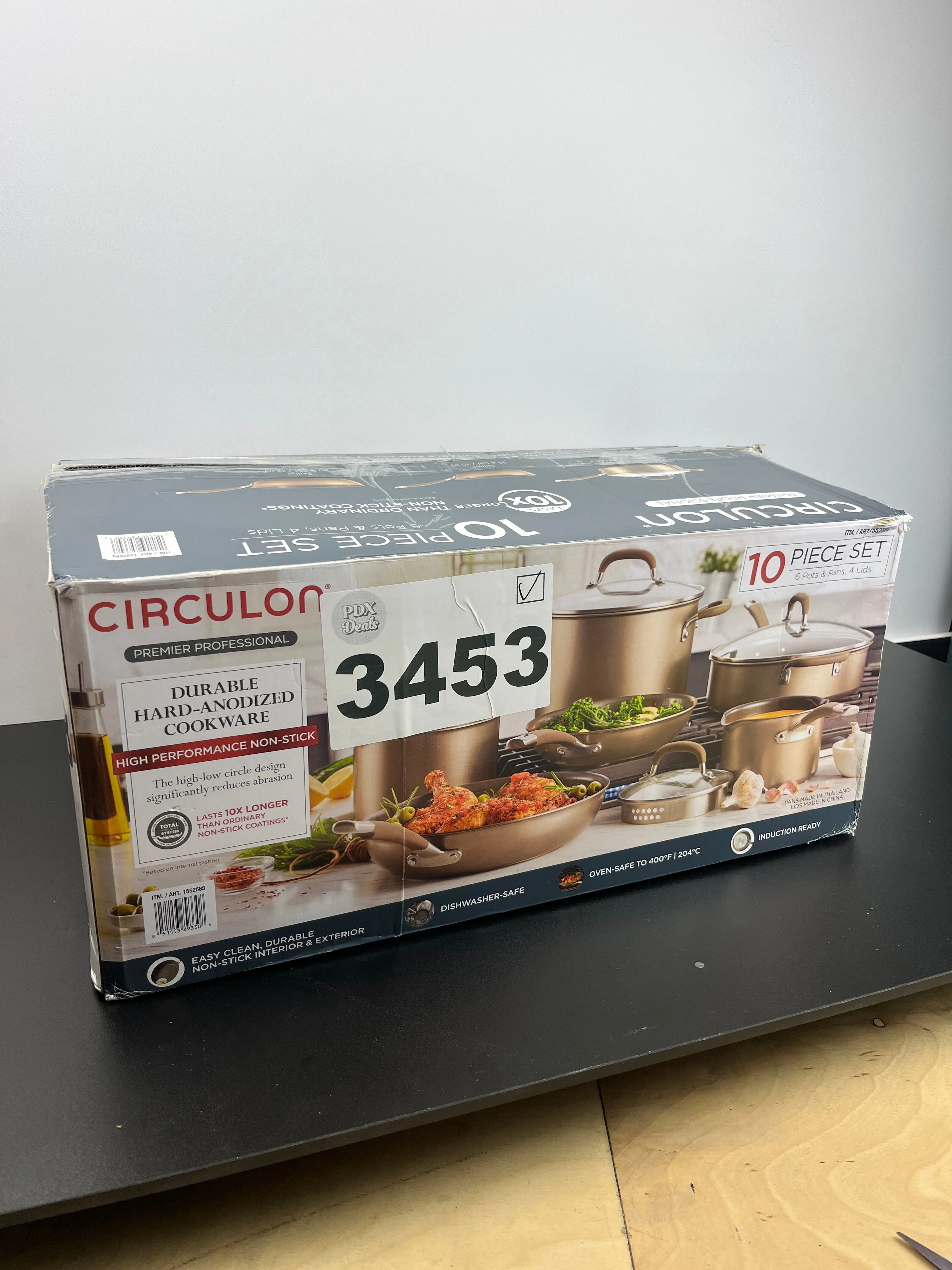 Circulon Premier Professional 10-Piece Non-Stick Cookware Set - Retail $179 - Image 4
