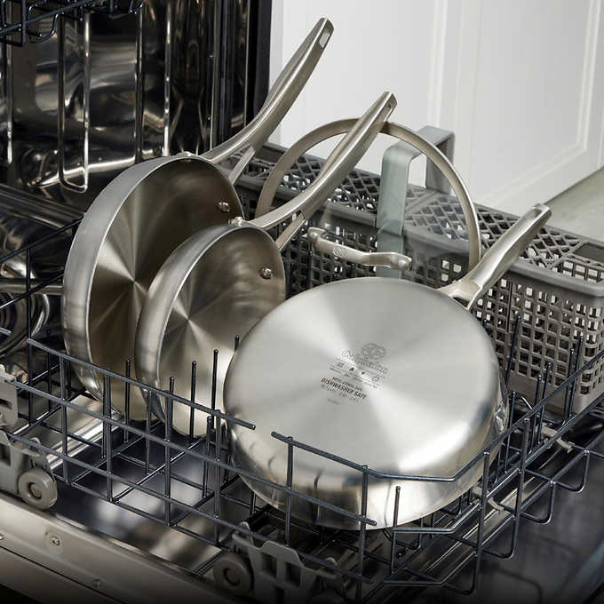 NEW - Costco - Calphalon Premier 12-Piece Stainless Steel Cookware Set - Retail $199 - Image 2