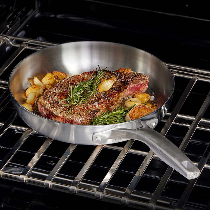 NEW - Costco - Calphalon Premier 12-Piece Stainless Steel Cookware Set - Retail $199 - Image 3