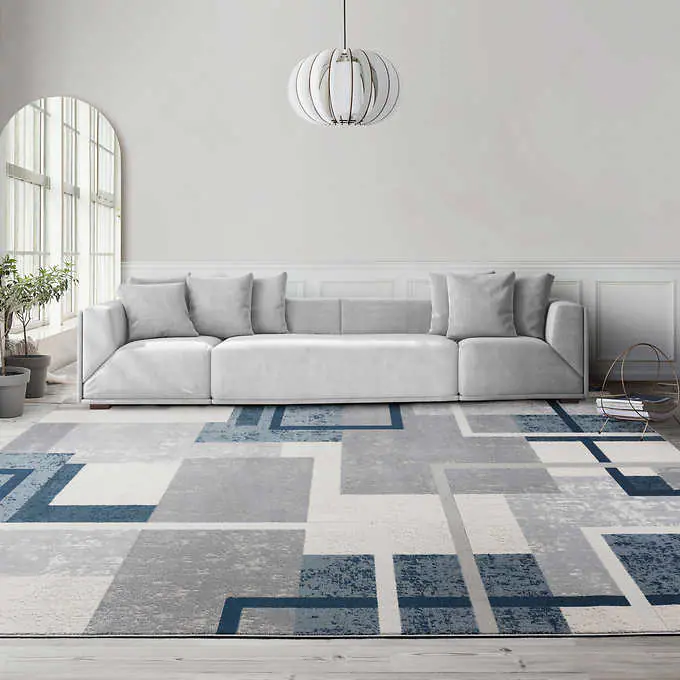 NEW - Costco - Eden Rug Collection 7' x 10', Abstract Geo - Retail $299 - Image 5