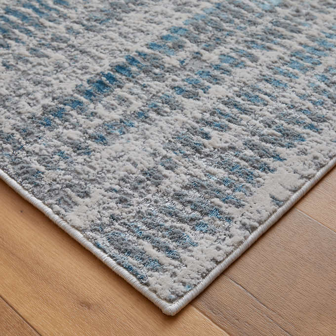NEW - Costco - Feizy Jewel Area Rug 7 ft. 10 in. x 10 ft., Blue/Gray - Retail $234 - Image 3