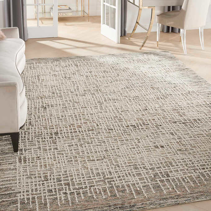 NEW - Costco - Nourison Colorado Wool Rugs, Boulder 7'9" x 9'9" Ivory - Retail $329 - Image 4